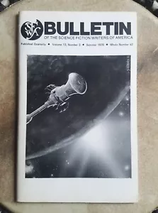 Terry Carr's SFWA BULLETIN Science Fiction Writers of America Summer 1978 #67 - Imagen 1 de 22