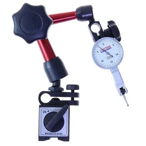 Türlen Dial Indicator 1"/0.001'' + Test 0-15-0 0.03"/0.0005" Mini Magnetic Base - Picture 1 of 4
