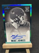 2021 Leaf Memories Mac Jones Auto Platinum XRC Rookie BW-MJ1 46/50 Patriots