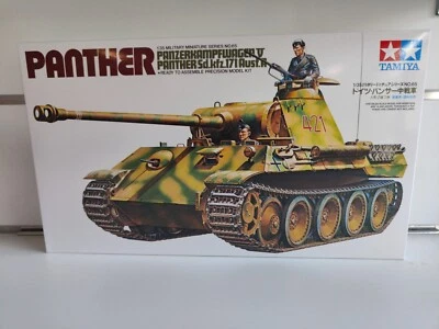 Carro armato Tedesco Panther kit tamiya 35065 guerra mondiale modellino militare - Immagine 1 di 2