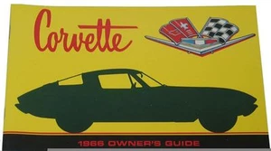 1966 OWNERS MANUAL C2 CORVETTE - OPERATIONS MANUAL - NEW - WE SHIP WORLDWIDE - - Picture 1 of 1