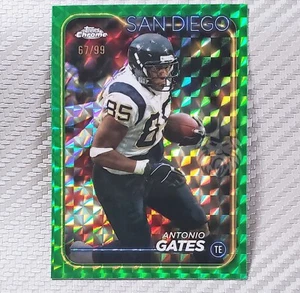 Antonio Gates SP /99 📈2024 Topps Chrome Green Geometric Refractor #173 Chargers - Bild 1 von 2
