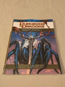 Dungeons & Dragons Softcover Reprint Of Monster Manual 3 4th Edition  - Picture 1 of 11