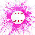 LOT OF (2) Gender Reveal Exploding Baseball Powder Balls TWO PINK BALLS FOR GIRL