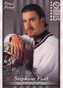 1997-98 Studio Press Proofs Silver #52 Stephane Fiset - Picture 1 of 1