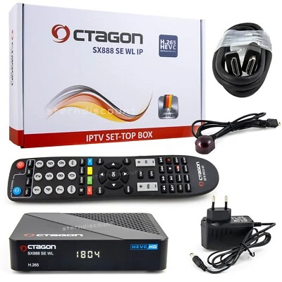 Octagon SX888 WL SE V2 - mit WiFi WLAN IP-Receiver HDTV Linux IPTV Set-Top Box + - Bild 1 von 4