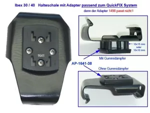 BikerTech Halteschale für Falk Ibex 30+40 mit Richter 4-Loch Adapter - Bild 1 von 1