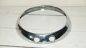Genuine Cibié chrome headlight surround Renault 8 R8S R8 Gordini 4CV Estafette - Bild 1 von 4