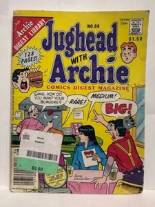 # 86 Jughead with Archie  � 1988 Archie Digest Magazine Book Paperback - Foto 1 di 3