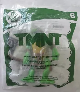 McDonalds Happy Meal Donatello #6 TMNT Teenage Mutant Ninja Turtles 2007 Sellado - Imagen 1 de 2