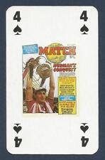 MATCH MAGAZINE-20 YEAR ANNIVERSARY COVER PLAYING CARD-MANCHESTER U-WHITESIDE-4S