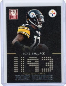 2012 ELITE MIKE WALLACE PRIME NUMBERS #2 STEELERS /999 AS SHOWN FLAT $1 SHIPPING - Picture 1 of 2