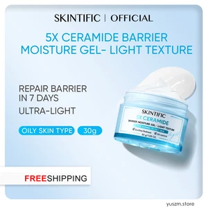 SKINTIFIC 5X Ceramide Barrier Moisture Gel - Light Texture 30g - FREE SHIPPING - Picture 1 of 8