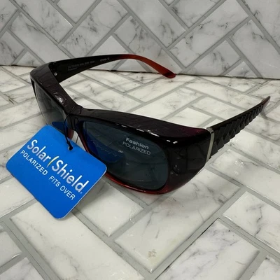 Gafas de sol para mujer FO-018 WIN SMK GEO negras y rojas con protector solar nuevas con etiquetas Foto 1 de 4