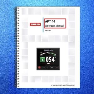 SIMRAD AP44 OPERATORS MANUAL - STEEL WIRE BOUND - PROTECTIVE COVERS - Picture 1 of 10