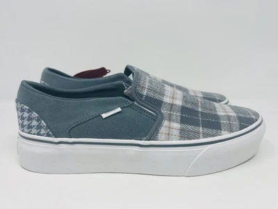 Zapatos de skate de lona Vans para mujer Asher Platform 9 WM gris oscuro VN0A3WMMDGR 5183030 Foto 1 de 4