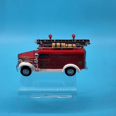 Vintage Matchbox Models Of Yesteryear 1937 GMC Rescue Squad Van & Box 1993 - Image 1 of 4