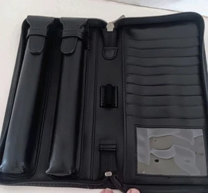 Cartera de cuero negra con estuche para cigarros Brennan International Uptown Classic serie 300 - Imagen 1 de 4