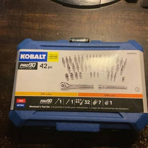 Kobalt 0840026 Pro 90 Ratchet3/8 in and 1/4-Drive 42pc - Picture 1 of 3