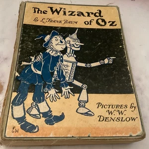Antique 1903 The Wizard of Oz by L Frank Baum 1st Edition Illustrated Hardcover - Picture 1 of 10