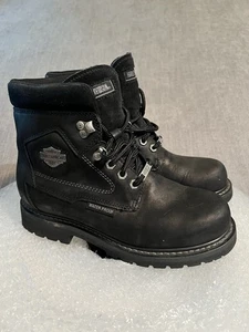 Botas Harley-Davidson para mujer 8M impermeables motocicleta 87150 motociclista logotipo negro - Imagen 1 de 10