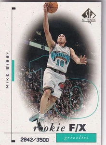 1998-99 SP Authentic #92 Mike Bibby RC 2842/3500 - Picture 1 of 2
