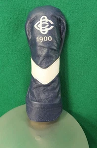 Copricapo ibrido Country Club Of Charleston Collezione Winston in pelle blu - Foto 1 di 4