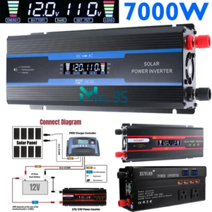 Inversor de corriente para Carro Auto de 7000W convertidor solar 12V a 110V/220V - Picture 1 of 123