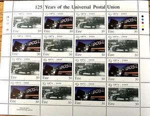 Ireland Stamps- 125 Years of the Universal Postal Union 16 Erie30 Stamps (J3236) - Picture 1 of 5