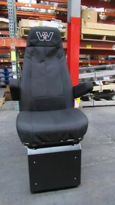Bostrom Western Star T900F Truck Seat Non Suspension High Back Black Cordura Foto 1 de 4