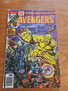 Avengers Annual #6 (Marvel 1976)The Vision 1st solo story Kirby cover Fair - Picture 1 of 5