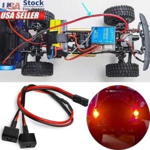 LED Lights Kit Red Taillights Plugs Directly Into Receiver For RC SCX24 AXI00006 - Picture 1 of 13