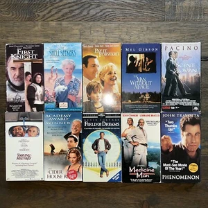 Lot of 10 VHS Movies~1980's & 1990's Drama Classic~Field of Dreams,Driving Daisy - Picture 1 of 10