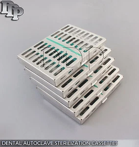 5 casetes de esterilización dental quirúrgica en autoclave caja para 10 instrumentos - Imagen 1 de 3