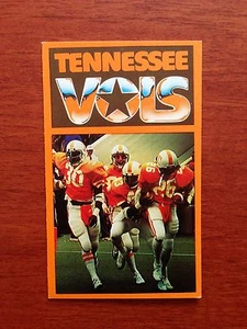 CFB 1981 TENNESSEE VOLUNTEERS VOLS Football Schedule College FB NEYLAND STADIUM - Picture 1 of 2