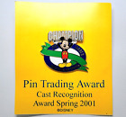 2001 Disney Mickey Pin Trader Champion Blue Green Spring Cast Member Pin