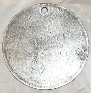 AR500 8" X 3/8" Gong Hanger Steel Shooting Target NRA Action Pistol Plate - Picture 1 of 1