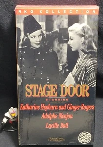 Stage Door (VHS, 1989, RKO Classics) Katharine Hepburn, Ginger Rogers - Sealed - Imagen 1 de 5