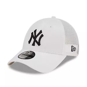 NEW ERA CAP. NEW YORK YANKEES HOME FIELD WHITE SNAPBACK MASH TRUCKER 9FORTY HAT - Picture 1 of 5