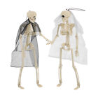  2 Pcs Fabric Skeleton Bridegroom Lovers Scary Halloween Decoration and