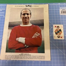 Ty-Phoo Tea Collector Cards 'Football Stars' Bobby Charlton (JD) Vintage