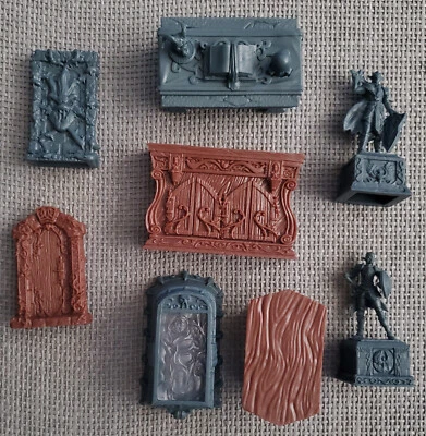 Heroquest Rise Of The Dread Moon 6x Furniture Minis D&D - Image 1 of 3