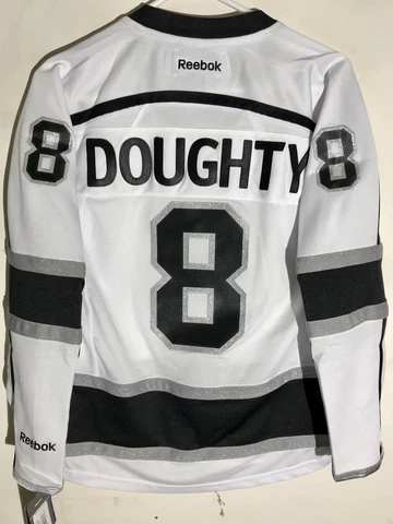 Reebok Women's Premier NHL Jersey Los Angeles Kings Doughty White sz S Cover