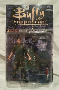 BUFFY THE VAMPIRE SLAYER BTVS MILITARY XANDER HARRIS 6" FIGURE...NEW ON CARD! - Picture 1 of 2