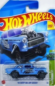 Hot Wheels Track Stars โ55 Chevy Bel Air Gasser 1/5 HW Gassers Rare SSP ๐ฅ - Picture 1 of 2
