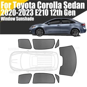 Magnetic Window Sunshade For Toyota Corolla 20-23 Mesh Windshield Frame Curtain - Picture 1 of 14