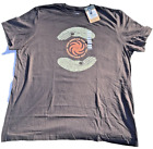 Neu mit Etikett The North Face Herren-T-Shirt Größe XXL schwarz Exploration für alle kreisförmigen Des
