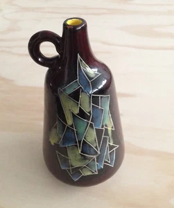 Forlani Laveno bottiglia in ceramica smaltata 1960s - Imagen 1 de 4