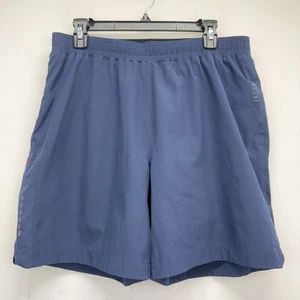 Pantaloncini corti uomo Rhone taglia Large foderati blu abbigliamento sportivo allenamento palestra - Foto 1 di 7