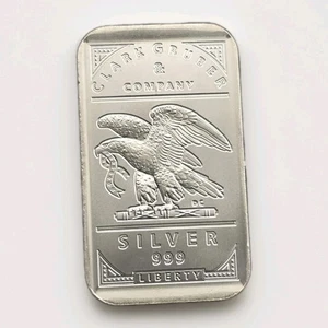 Daniel Carr July 2014 Moonlight Refinery $40 Eagle 1oz .999 Silver Bar Very Rare - Picture 1 of 5